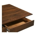 thumbnail image 4 of Moe's Home Collection Everett Solid Wood 2-Drawers Coffee Table in Dark Brown, 4 of 4