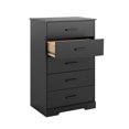 thumbnail image 3 of Prepac Rustic Ridge 5 Drawer 18.5"D x 27.5"W x 43.5"H Dresser, 3 of 9