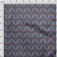 thumbnail image 3 of oneOone Cotton Poplin Fabric Stripe Ikat Printed Craft Fabric BTY 42 Inch Wide, 3 of 4
