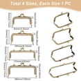thumbnail image 4 of 4Pcs 4 Styles Iron Purse Frame Handle for Bag Sewing Craft Tailor Sewer Antique Bronze 85~180mm 1pc/style, 4 of 6