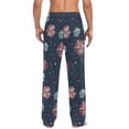 thumbnail image 4 of FORMRS Mens Pajama Pants with Pockets Cotton Sleepwear Lounge Bottoms Sizes S-2XL, Starry Fireworks Pattern, 4 of 7