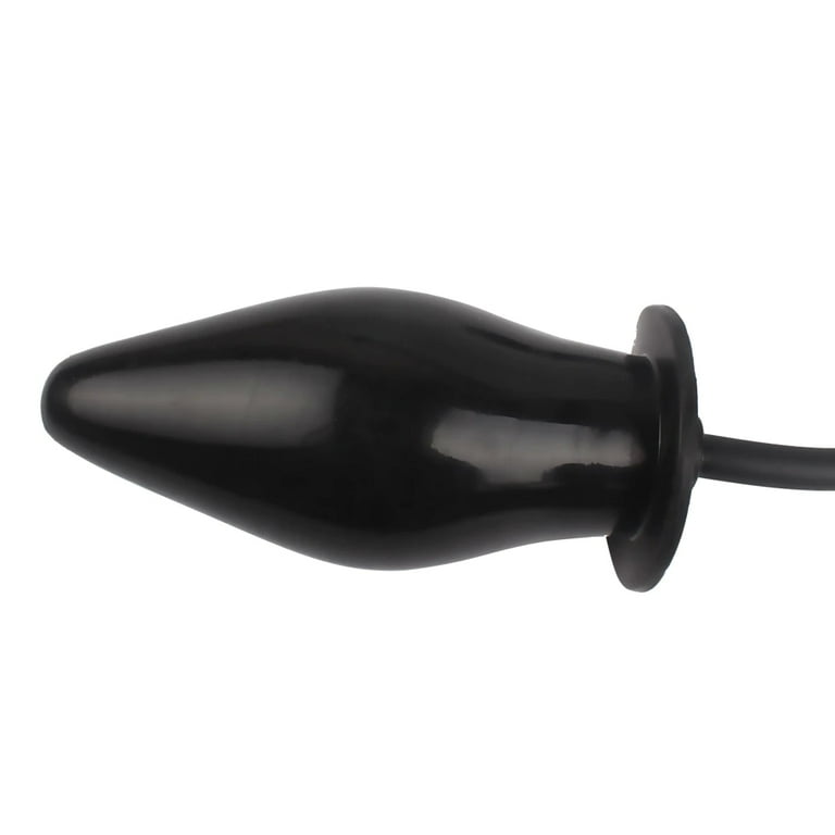 Inflatable Butt Plug Anal Sex Toy Adult Pump Silicone Expandable Dilator  Black - Walmart.com