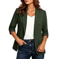 thumbnail image 4 of Neewe Cardigan Chic pour Femmes, Chandail à Capuchon, Veste à Manches 3/4, Manteau Décontracté, Tenue de Printemps Automne Tendance, 4 of 8