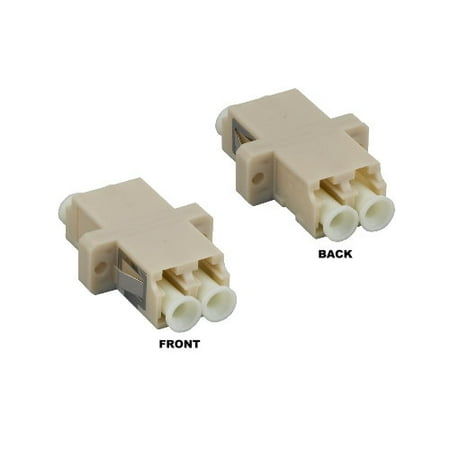 - Kentek Fiber optic adapter LC to LC LC/LC duplex panel mount feedthrough coupler multimode
