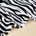 thumbnail image 5 of Flannel Fleece Throw Blanket for Couch, Zebra Blanket Black and White for Adult, Lightweight Warm Cozy Soft Blanket for Bed Sofa 260GSM, Suitable for All Seasons (Black Zebra,50x60inches), 5 of 6