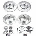thumbnail image 3 of PowerStop Front and Rear Z26 Street Warrior Carbon-Fiber Ceramic Brake Pad and Drilled and Slotted Rotor Kit Fits: VOLKSWAGEN Select Models K2800-26, 3 of 9