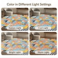 thumbnail image 7 of ODIKA 9'x12' Washable Area Rug Bedside Sequence Hopscotch Storybook Maze Featuring Block Retro for Great Room, Indoor Concept, Large Living Low Pile, Flatwoven, 7 of 7