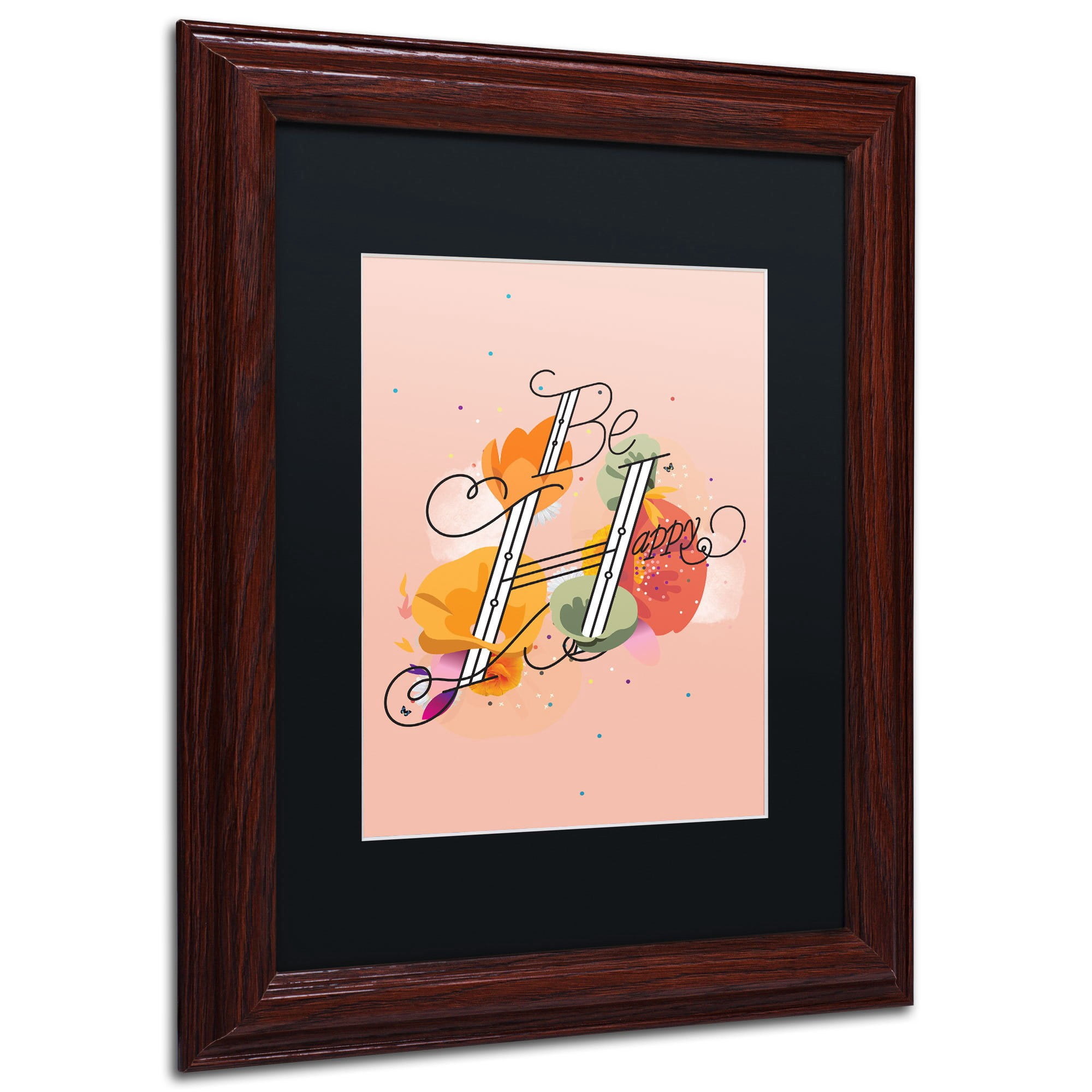 Trademark Fine Art "The Reminder" Canvas Art by Kavan & Co Black Matte, Black Frame