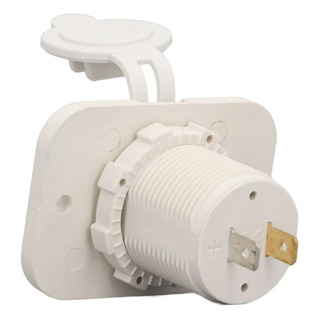 Car Charger Adapter, Waterproof DC12-24V Dual USB Car Charger for Tractors