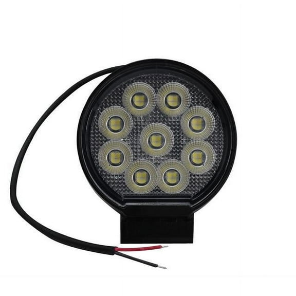 Race Sport Lighting Auxiliary Light Fit 4-inch 36-Watt Round IQ Series Auxiliary LED Flood Beam RS4IQ36WR