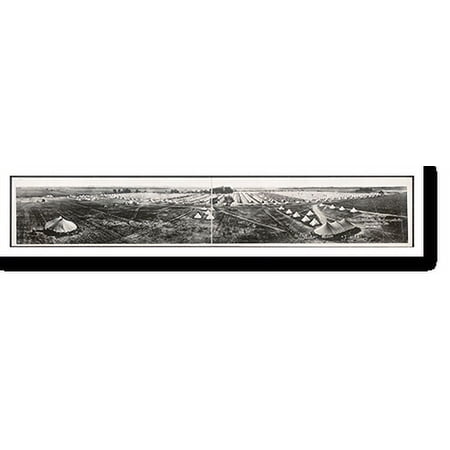 Historic Print, IA New Camp Dodge 1919 PHOTO, Width 11" x Length 49"