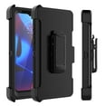 thumbnail image 2 of for Moto G Pure / G Power 2022 Case, Built-in Screen Protector Case with Belt Clip Holster Heavy Duty Rugged Shockproof Full Body Protection Kickstand Cover -Black, 2 of 8
