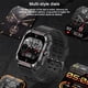 thumbnail image 5 of Reloj inteligente Pantalla táctil HD Más de 100 modos deportivos Rastreador de pasos (negro), 5 of 5