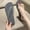 Gray, variant on Surf Flip Flop Sandals for Women with Flexible Sole and Soft Jelly Strap, Lightweight Casual Slides Gray 6.5(M)