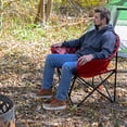 thumbnail image 2 of Fauteuil Club Rembourré Ozark Trail, Adulte, Rouge/Noir, 2 of 9