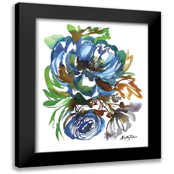 Talent, Kelley 20x24 Black Modern Framed Museum Art Print Titled - Summer Blues II