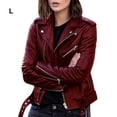 thumbnail image 2 of Chaqueta de moto ligera y transpirable para mujer chaqueta de motociclista para paseos largos chaquetas para mujer Abrigos y chamarras Vino L Minnieouse, 2 of 6