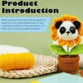 thumbnail image 4 of Kit Crochet Panda, Kit Crochet Animal Facile à Utiliser pour la Famille, 4 of 7