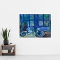 thumbnail image 2 of Ludvig Karsten The Blue Kitchen Extra Large Art Print Wall Mural Poster Premium XL, 2 of 3