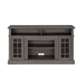 thumbnail image 3 of LegaHome Farmhouse TV Stand for 65 Inch TV, Wooden TV Cabinet with Open and Closed Storage Space, Media Console Table Entertainment Center for Living Room, Dark Walnut, 3 of 8