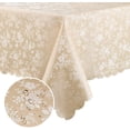 thumbnail image 1 of Mantel rectangular Smiry de vinilo impermeable 150 x 210 cm, color beige, 1 of 8