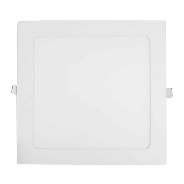 Panel Led Cuadrado Para Empotrar 18w Luz Fria 6500k blanco 22 cm