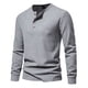 thumbnail image 1 of Blusas y camisas de manga larga y cuello redondo para hombre, pulóveres casuales, camisetas de manga larga y cuello redondo, blusas para hombre., 1 of 5