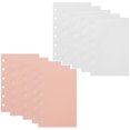 thumbnail image 1 of Assorted Color 6 Pocket Binder Pouch PP Material for Organizing Office Supplies and Book Storage, 1 of 8