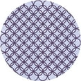 thumbnail image 1 of Ahgly Company Indoor Round Patterned Heavenly Blue Area Rugs, 5' Round, 1 of 1