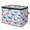 Multicolor 3, variant on ADECORIVY Blue Peony Flowers Storage Bin with Zipper Lid, Fabric Foldable Shelf Baskets Boxes, Closet Lidded Storage Bins, Decorative Clothes Organizer for Bedroom Home