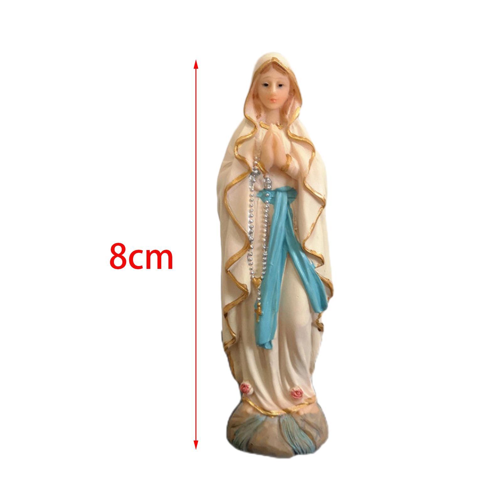 Miulika Flamingo Garden Sculpture Blessed Fairy Ornament Decorative Yard Art Figurine Spring Holiday Resin Jesus