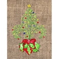 thumbnail image 1 of Carolines Treasures 8745CHF Christmas Tree Fleur de lis Flag Canvas House Size, 1 of 1