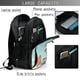 thumbnail image 4 of Easygdp Vintage Surf Van Beach Mochila para Laptop de Viaje con Puerto USB, Mochila para Laptop con Puerto de Carga USB para Mujeres y Hombres, 4 of 7