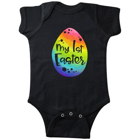 

Inktastic My !st Easter Rainbow Easter Egg Gift Baby Boy or Baby Girl Bodysuit