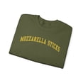 thumbnail image 3 of Mozzarella Sticks Sweatshirt Gifts Crew Neck Shirt Long Sleeve Unisex, 3 of 7