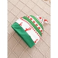 thumbnail image 5 of ENFLASH Newborn Baby Boys Christmas Outfit 3 6 9 12 18 Months Santa Claus Reindeer Romper Pants Hat 3pcs Set Clothes, 5 of 12