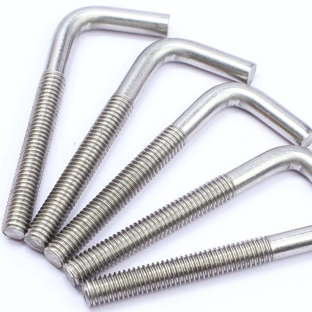 Tornillos en forma de L de 7 puntas de acero inoxidable 304 Tornillo de ángulo directo Diseño de siete puntas Buen material