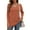 Caramel, variant on TARAINYA Womens Long Sleeve Tunic Tops Casual V Neck Lightweight Shirts Loose Sweatshirt