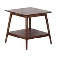 thumbnail image 2 of Hawthorne Collections Portola Solid Acacia Wood End Table - Brown, 2 of 7