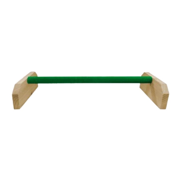Perca polluelo, soporte de juego para loros, juguetes de entretenimiento y entrenamiento, Verde