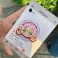 thumbnail image 3 of Kawaii Anime Girl Magnetic Phone Grip: Cute Pinky Girl Magnetic Phone Holder for Anime Lovers, Anime for Phone or E-reader H8, 3 of 4