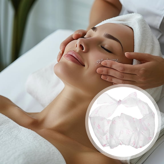 LOLIPPYY 20Pcs Non Woven Fabric Disposable Bras for Sauna Spa Travel Comfortable Breathable White