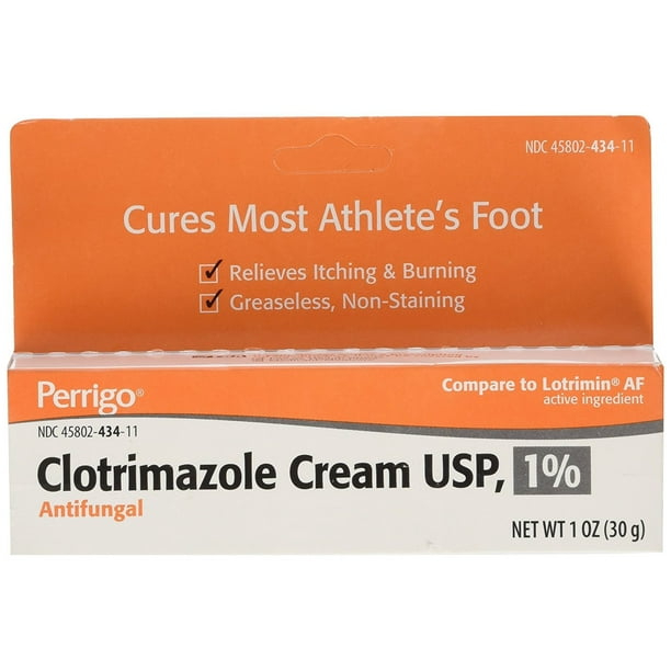 Clotrimazole AntiFungal Cream USP 1 by Generic Lotrimin 1 Oz Pack