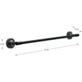 thumbnail image 4 of Liberty Hardware VOI24-MB 24 in. Franklin Brass Voisin Towel Bar, Matte Black, 4 of 7