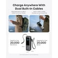 thumbnail image 6 of Anker  140W MAX USB C Laptop Charger (4-Port) and 25,000mAh Portable Power Bank (4-Port) with Built-in & Retractable Cables, 6 of 7