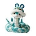thumbnail image 3 of Juguete de peluche de serpiente de Año Nuevo Chino perfke Azul 35cm, 3 of 9