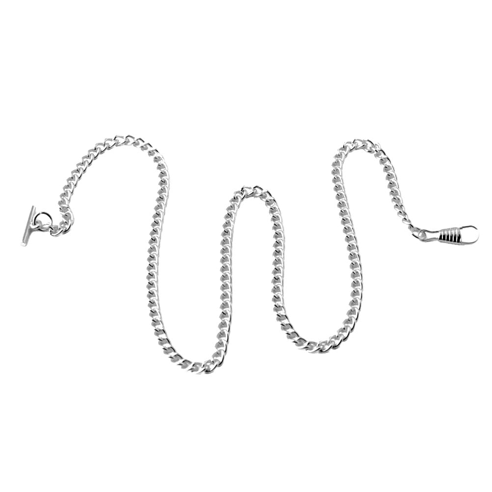 Rosarivae Classic Metal Plated Pocket Watch Chain Jean Belt Chain Watch Holder Decoration