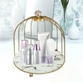 thumbnail image 4 of 2pcs metal pájaro pájaro pájaro pastel cupcakes stand, perfume de perfume cosmético conveniente para la asistencia de maquillaje de, 4 of 9