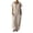 Khaki, variant on Kureaily Women Solid V Neck Casual Comfortable Loose Oversized Pocket Low Grade Jumpsuit Beach Lounge Jumpsuit