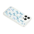 thumbnail image 5 of Butterfly Pattern Case for iPhone 16 Pro Max, Clear Phone Case Cute Pattern for Women Girls Case, Non-Yellowing Shockproof Scratch Resistant Slim Cover for iPhone 16 Pro Max, Butterfly-D, 5 of 11